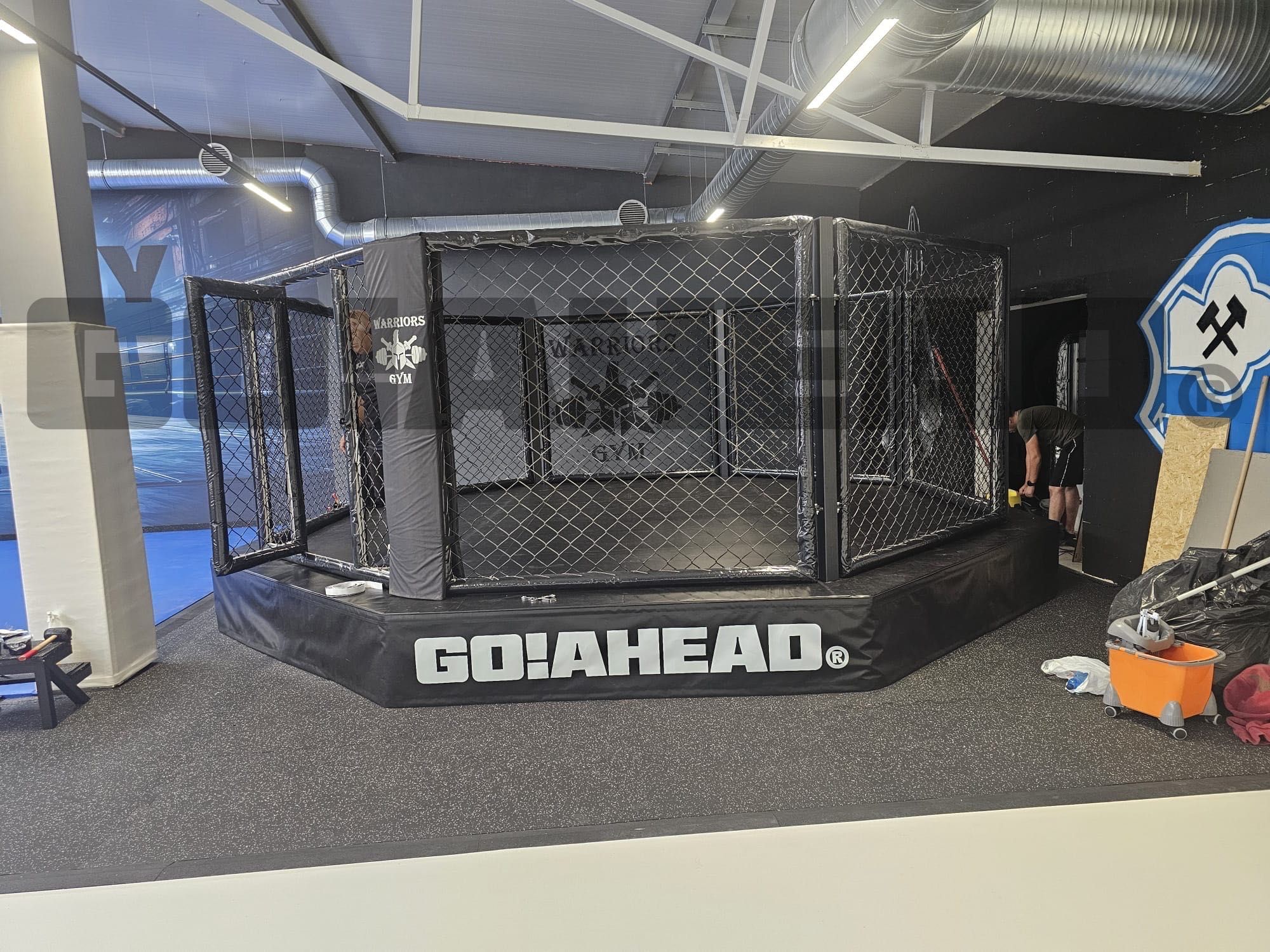 OCTAGON MMA Profesjonalny 6m z podestem NOWY SUPER CENA !