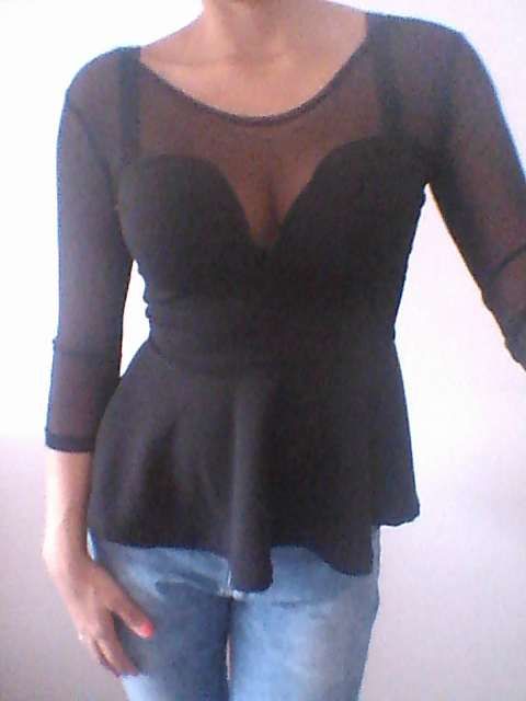 Top preto (NOVO ) - S/M.