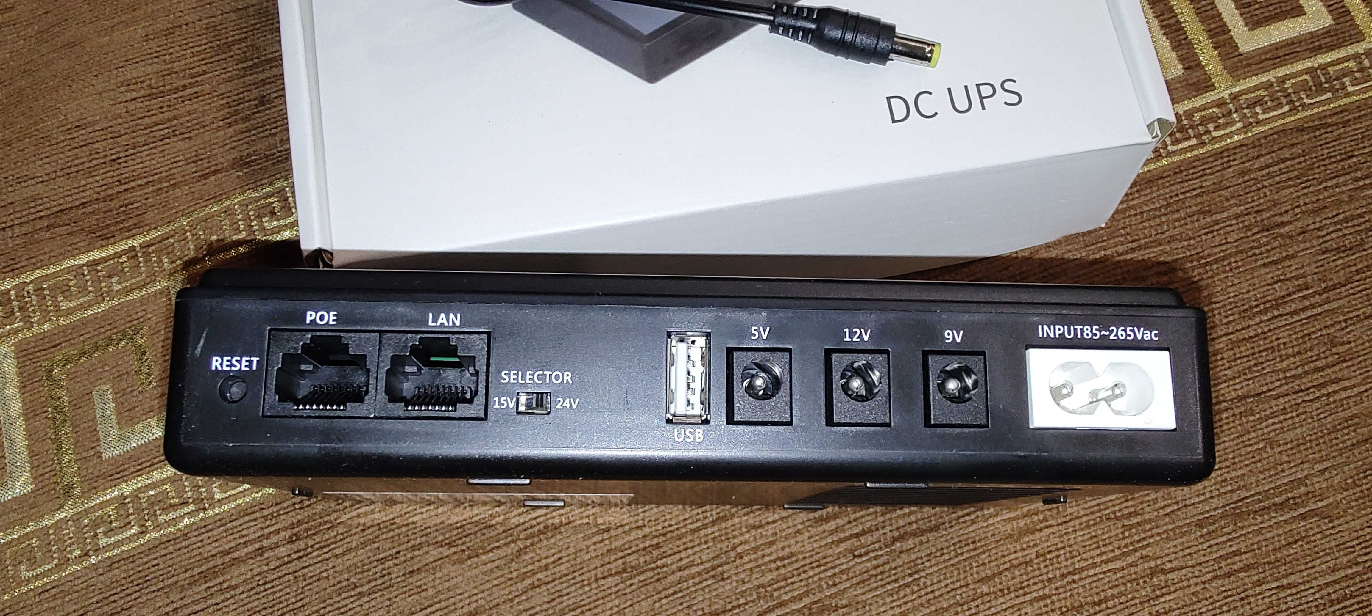 DC1036P Безперебійник для роутеру дбж ups для wi-fi 12в 9в на 18650