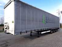 Krone Mega liner  Naczepa Krone Mega Liner SPD 27 2016r. osie SAF, oś podnoszona