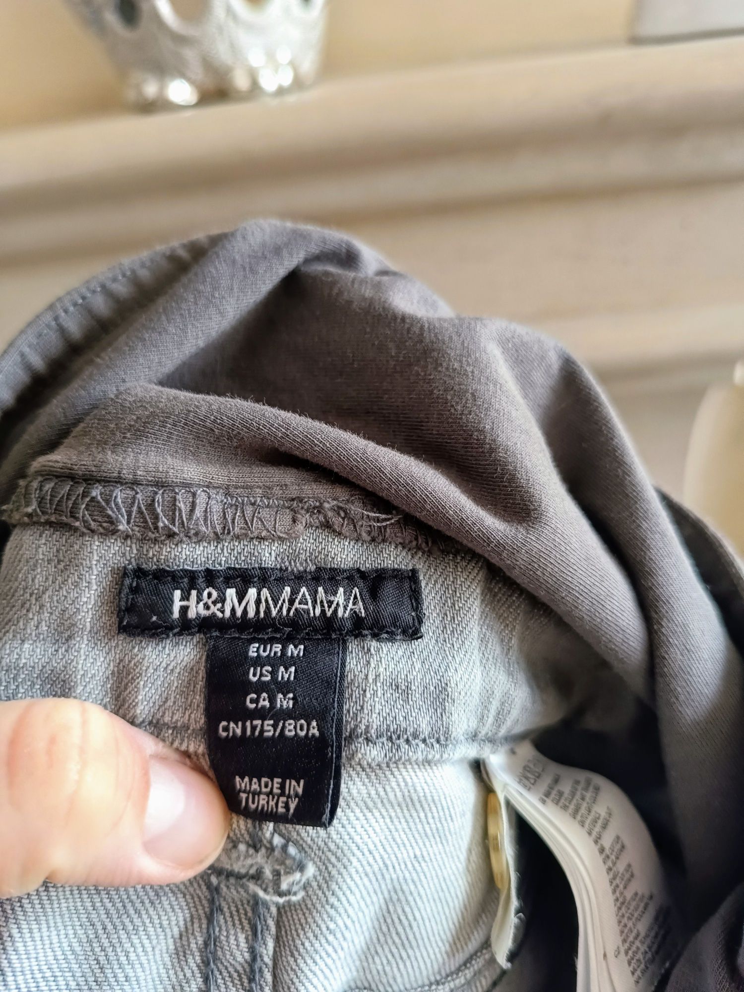 jeansowa spódniczka ciążowa r. 38, M, H&M seria MAMA