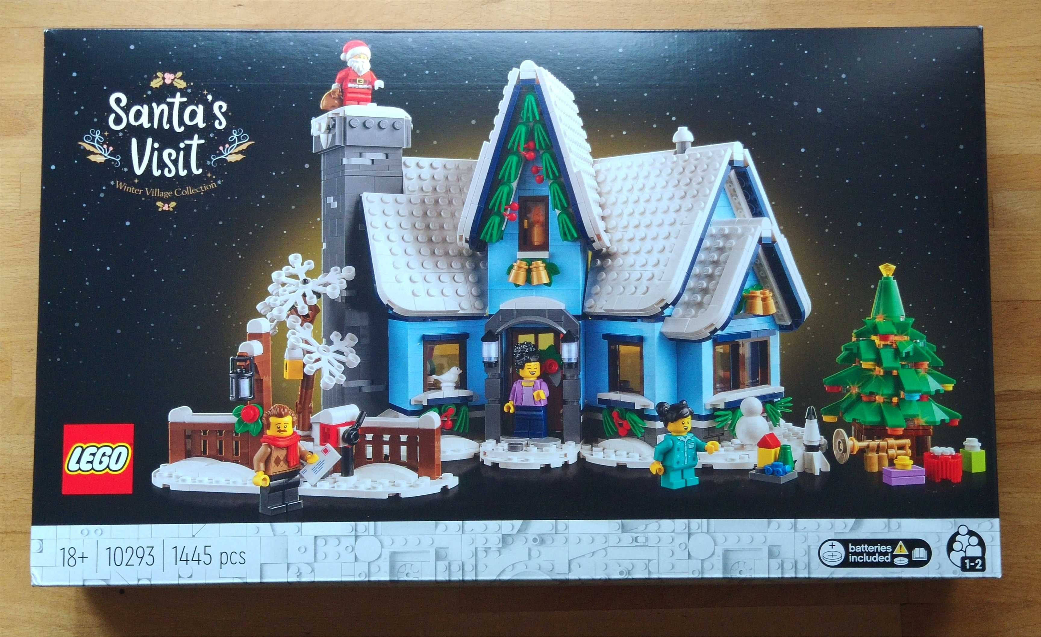 Wizyta Świętego Mikołaja klocki LEGO 10293 NOWE nie otwierane