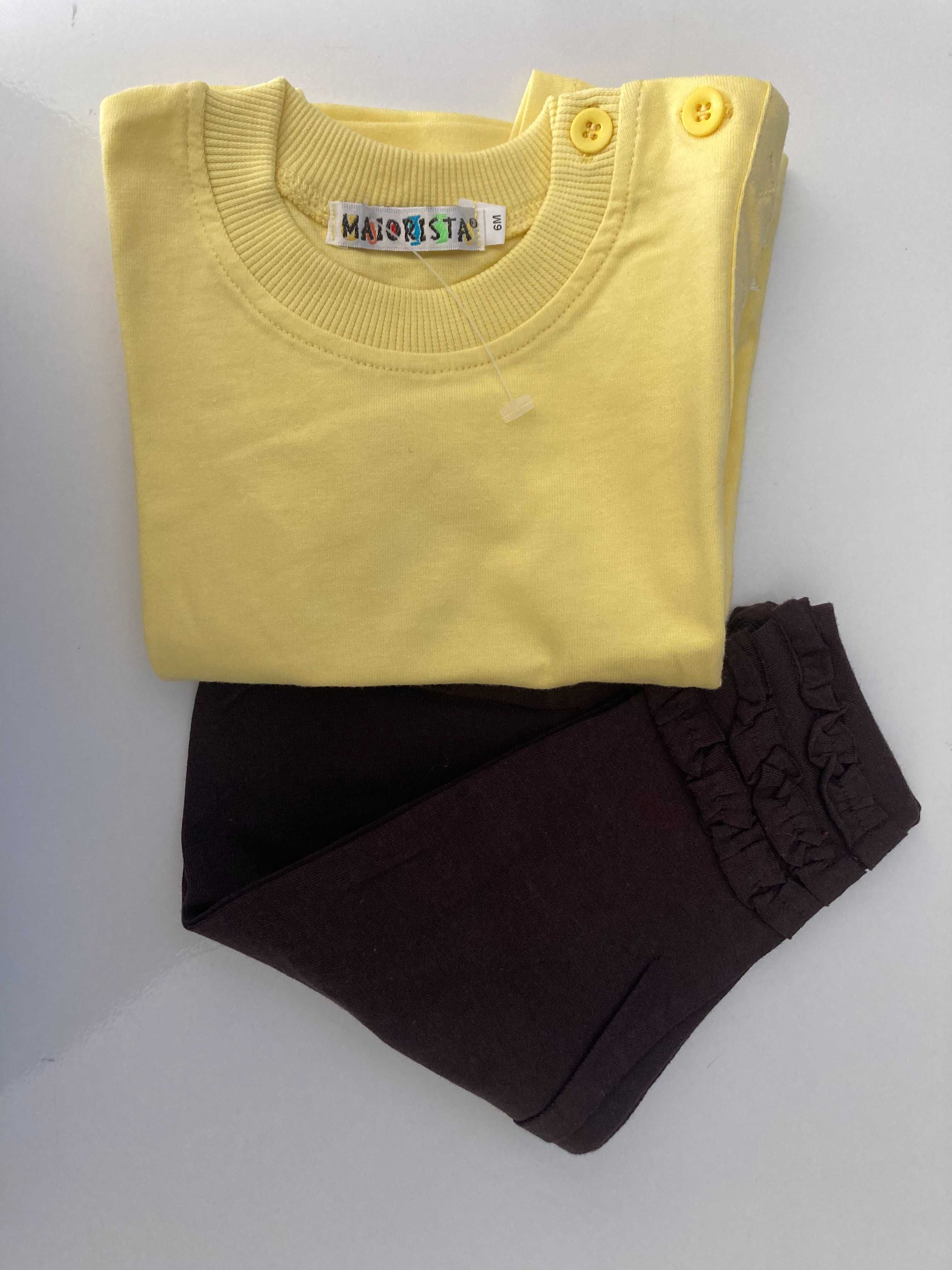 Conjunto Leggings e T-shirt Maiorista - Tamanho 6 meses    NOVO