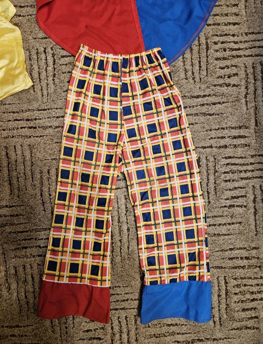 Прокат дитячого костюма клоуна шута 5-9років хлопчик