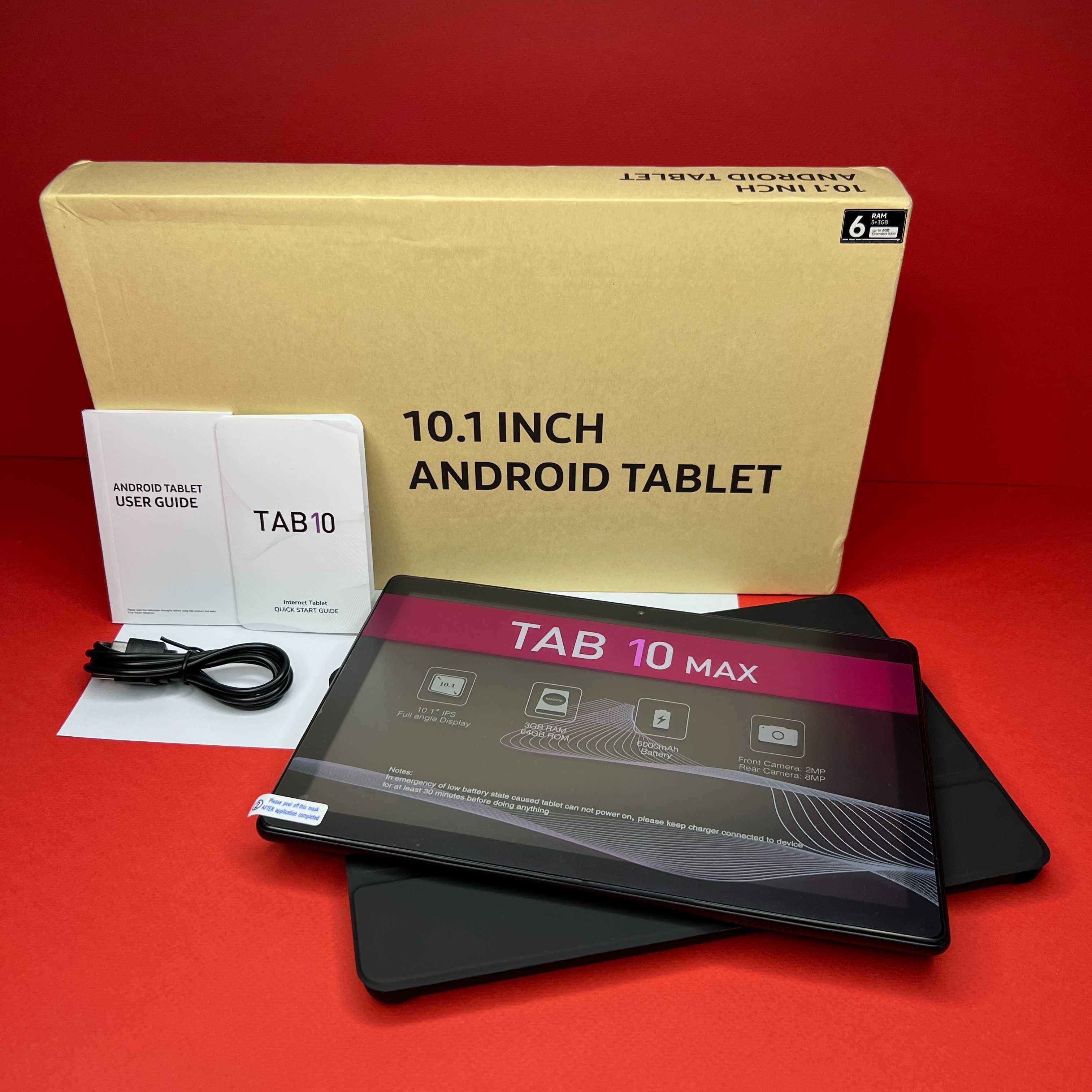 Планшет FitiFun Tab 10 Max 10.1 дюймовий 6/64Gb 2.0 Ггц 6000 mAh Wi-Fi