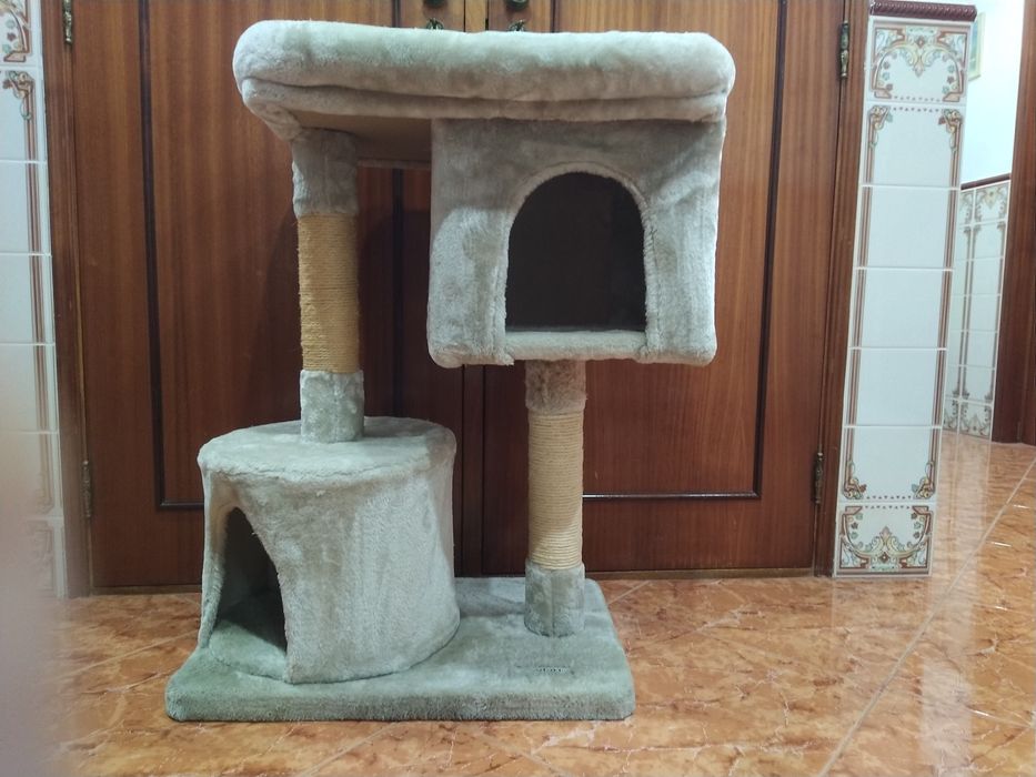 Arranhador árvore para gatos casa quarto apartamento vivenda escritóri