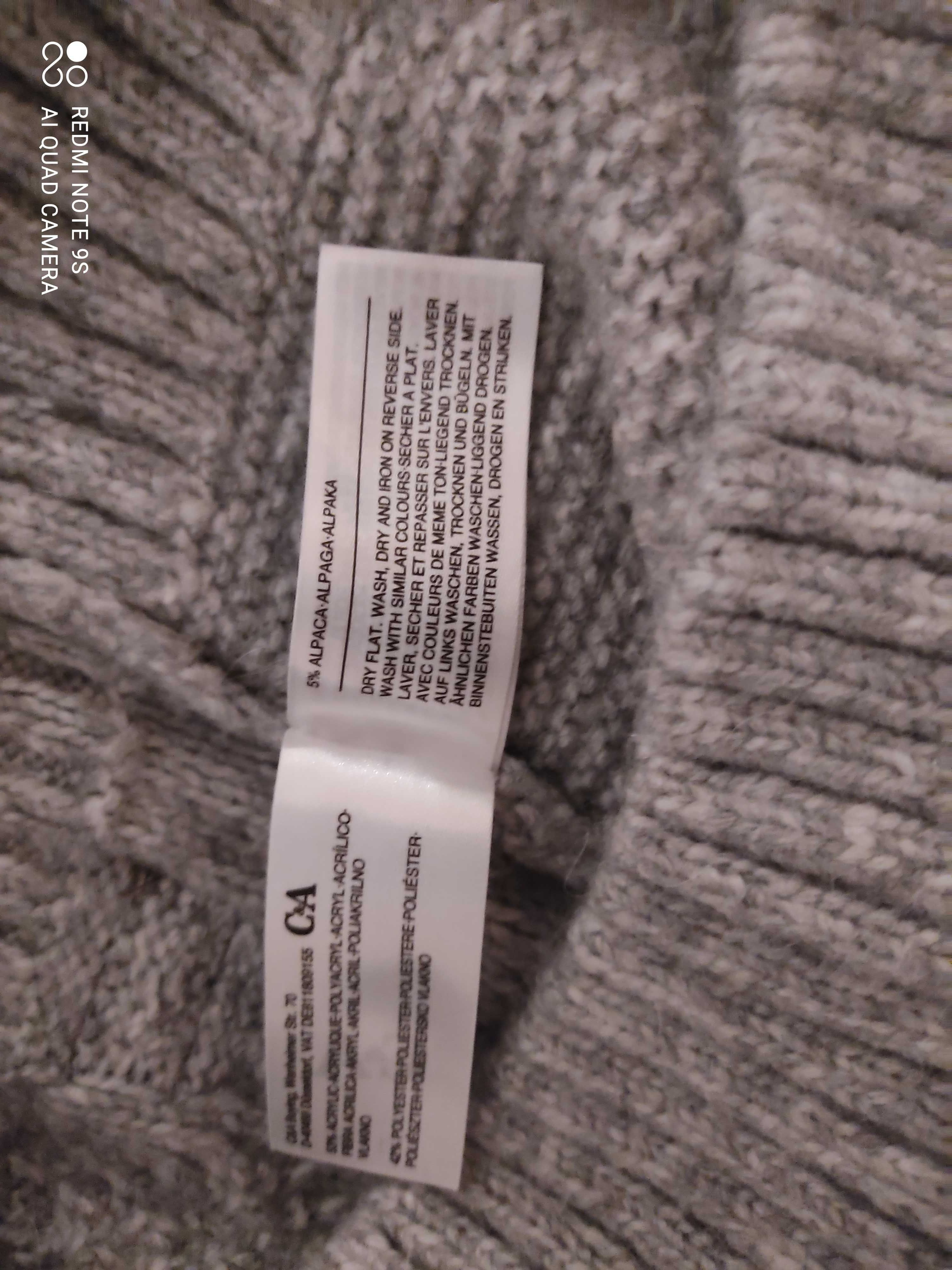 Nieużywany wełna z alpaki sweter chłopięcy 110 ciepły