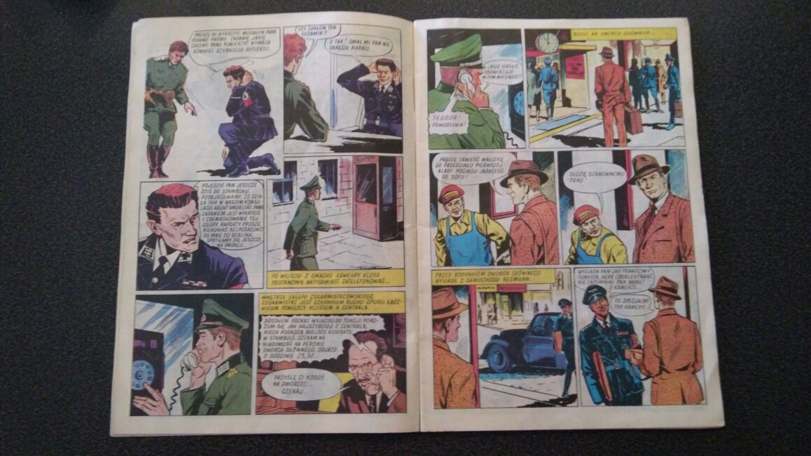Komiks Hans Kloss Cafe Rose wydanie II 1986