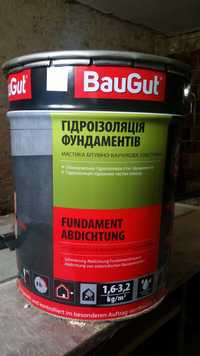 Гідроізоляційна бітумно-каучукова мастика Baugut