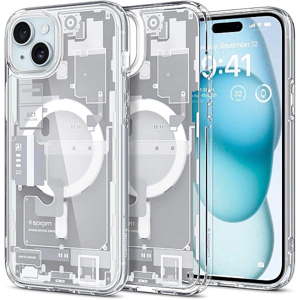 Spigen Ultra Hybrid Mag Magsafe Iphone 15 Plus Zero One White