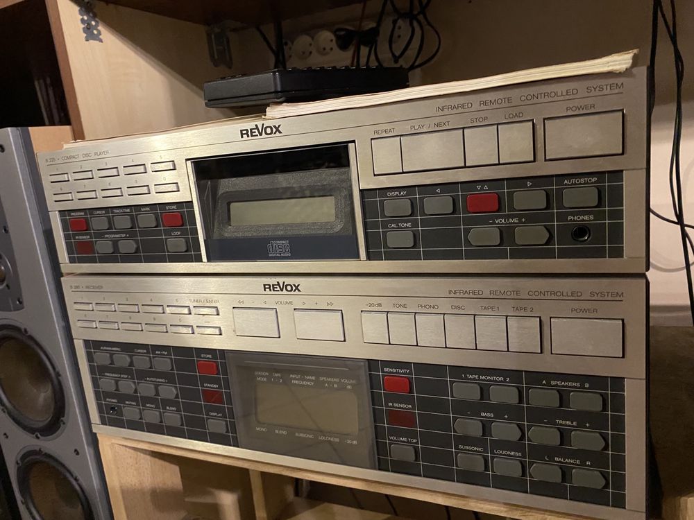 Revox b 225 b 285 cd amplituner zestaw b225 b285