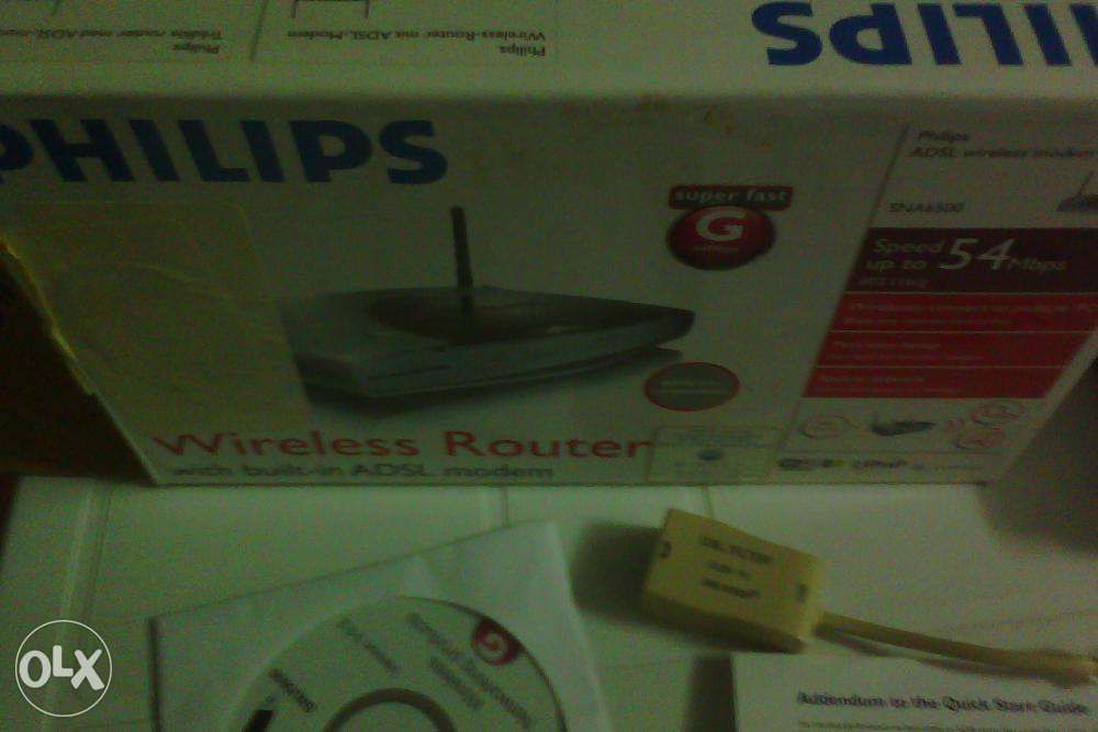 Router Philips sna6500 - novo na caixa original