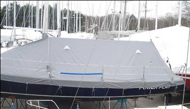 Tent na Jacht żaglowy