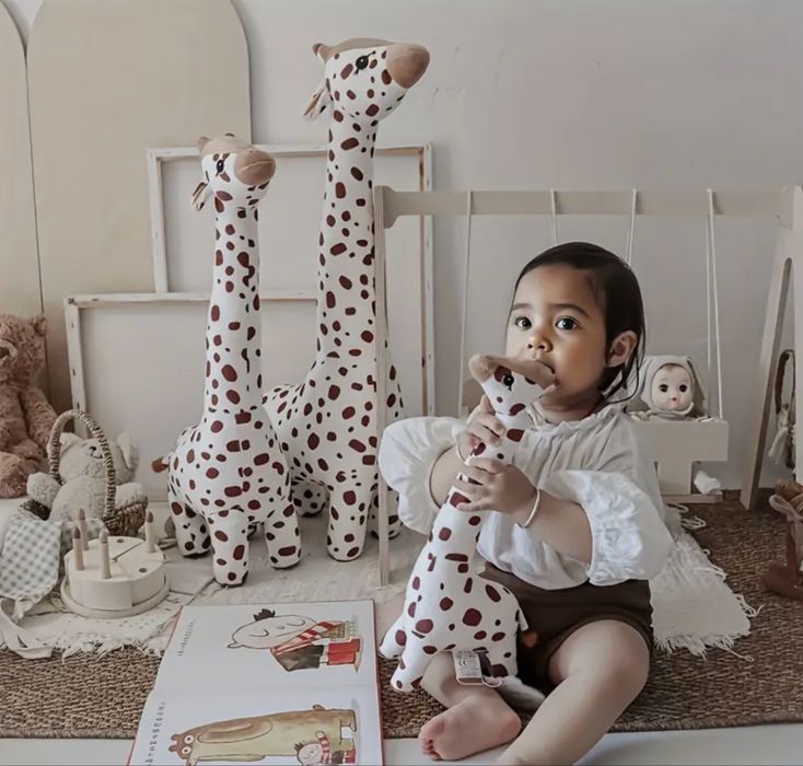 Жирафа 85 см мʼяка іграшка