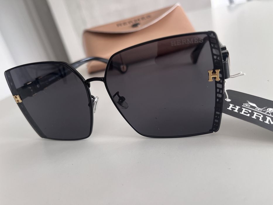 Nowe okulary Hermes czarne