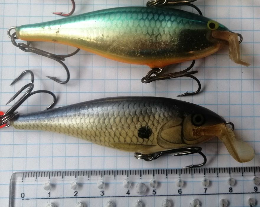 Stare woblery Rapala zestaw 13