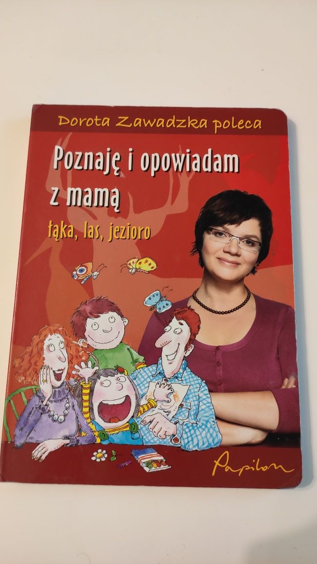 Poznaję i opowiadam z mamą Dorota Zawadzka twarde kartki dla malucha
