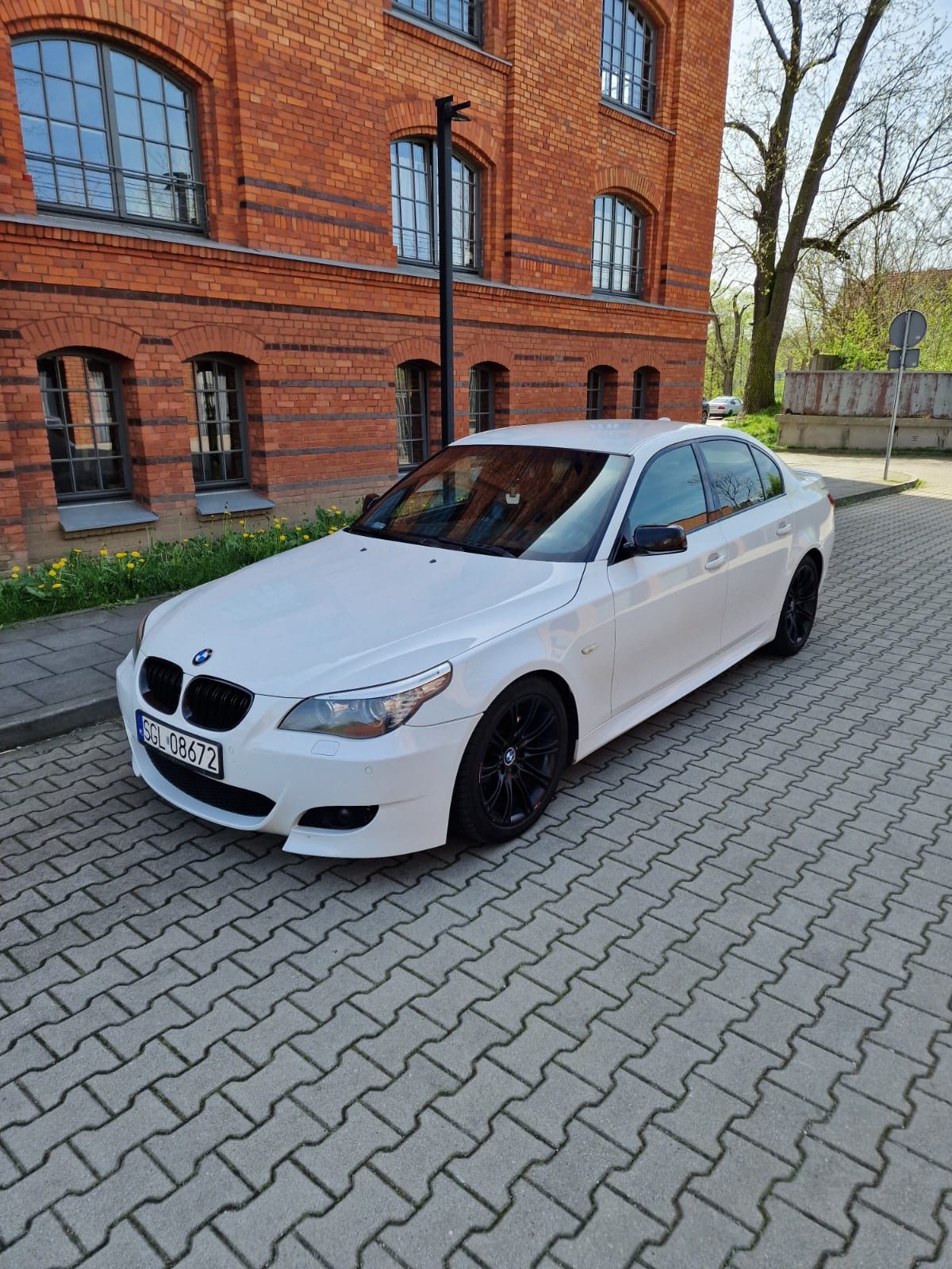 BMW E60 525d 530d 535d biały 6lat w jednych rękach