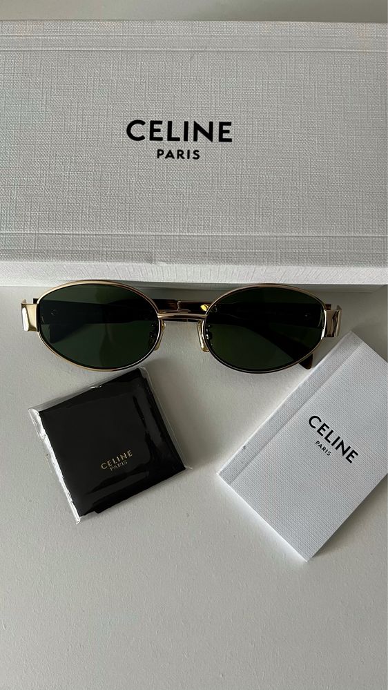 Очки, окуляри Celine Triomphe Metal 01 Gold