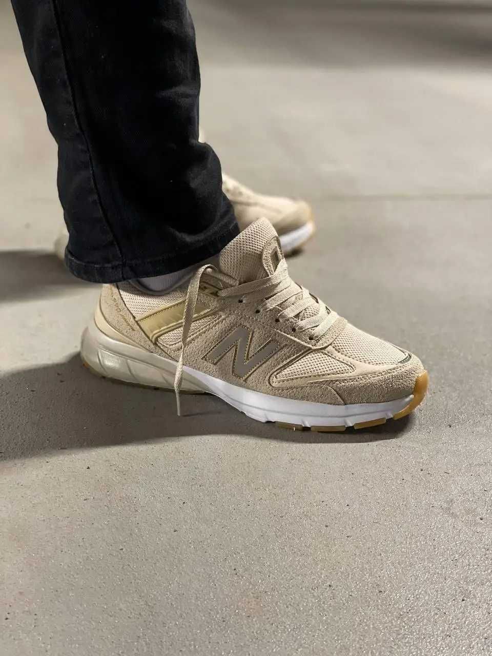 New Balance 990 V5 Grey/Beige (сірий/бежевий) 36-40