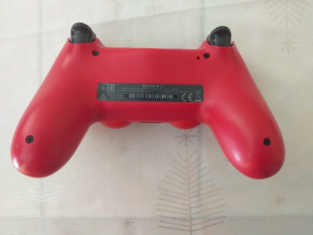 Oryginalny Pad PS4 Sony V2 Czerwony Jak Nowy