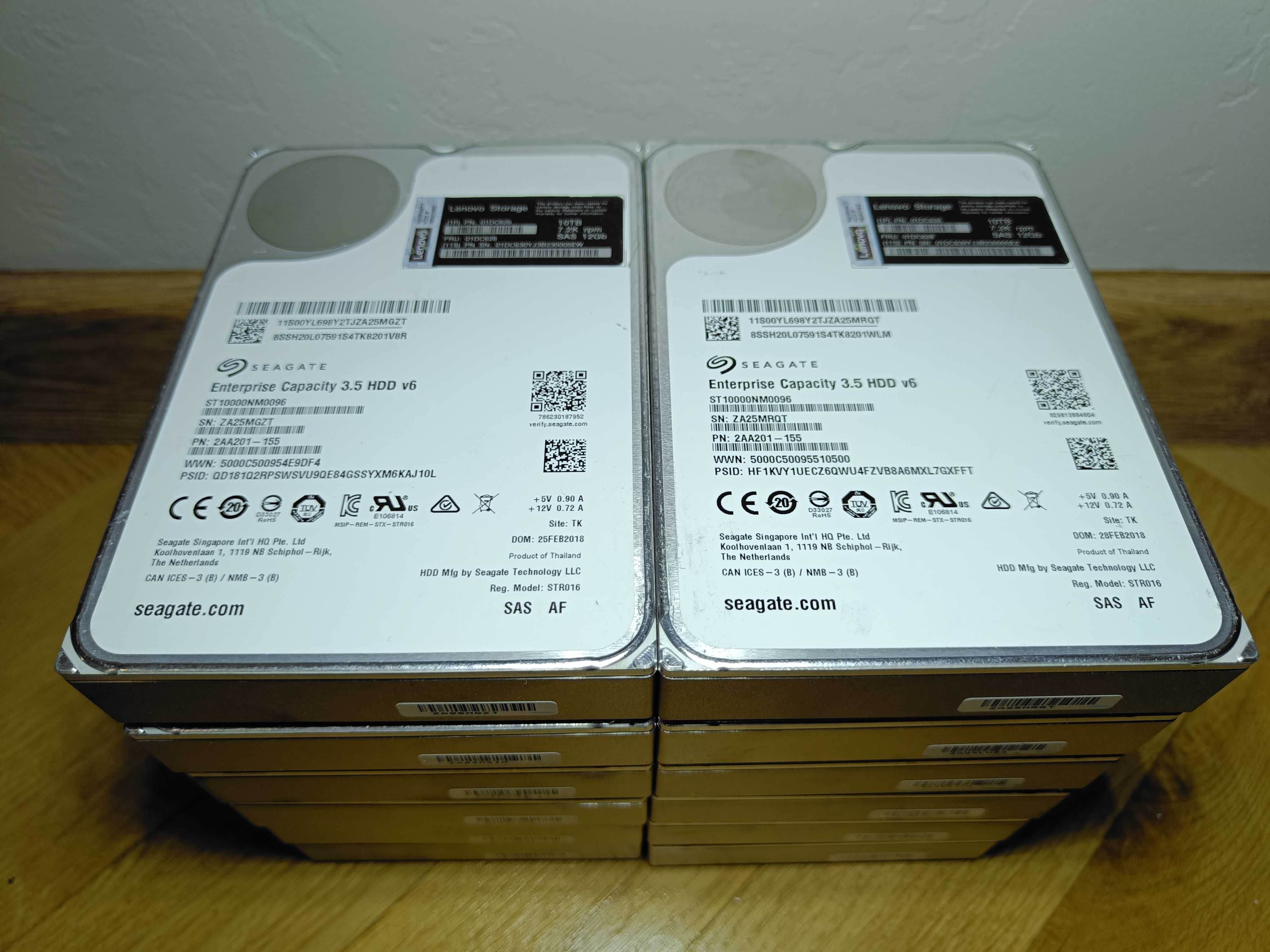 Серверний Хард Диск HDD Seagate 10TB Exos X10 SAS 12GB/s 3.5 2018 року