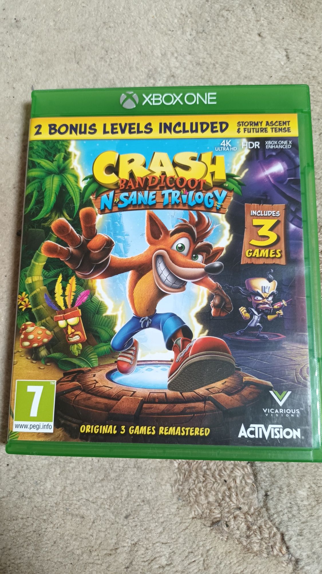 Crash Bandicoot N'sane trilogy Xbox One