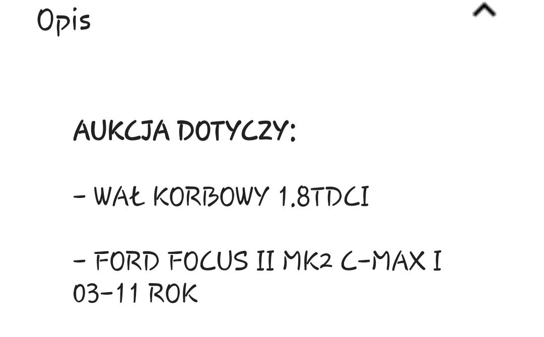 Wał FORD fokus mk2 1.8 TDCI KKDA