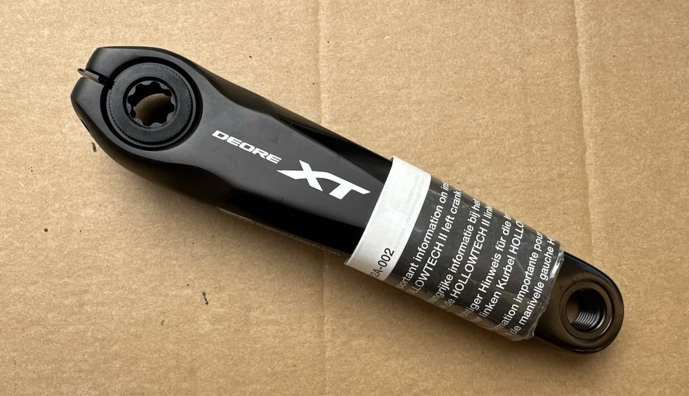 Lewe ramie korby Shimano XT FC-M8050 / 165mm