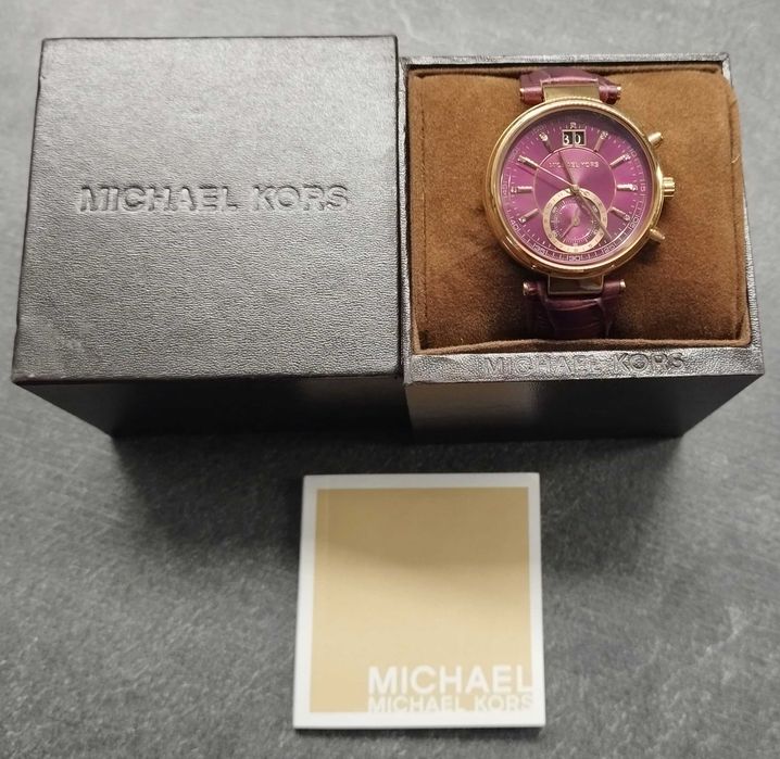 Piękny zegarek Michael Kors, szwajcarski mechanizm, piękne kolory,nowy