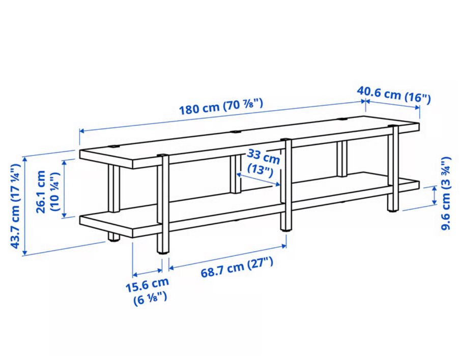 Regał / Ława Ikea Stockholm 2025