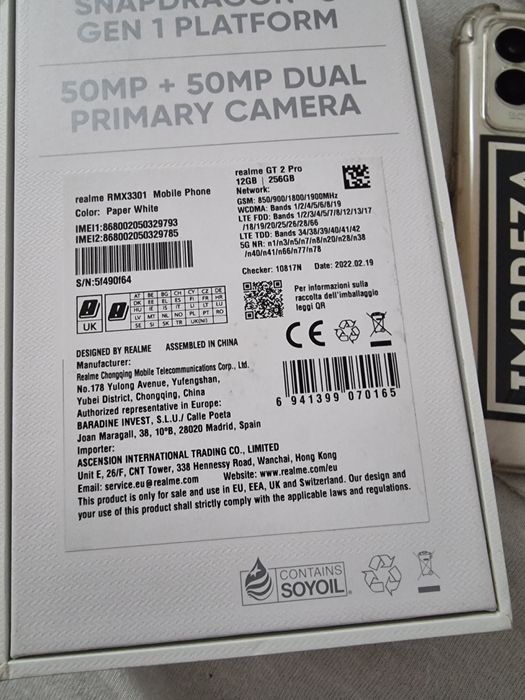 Realme GT 2 Pro igla