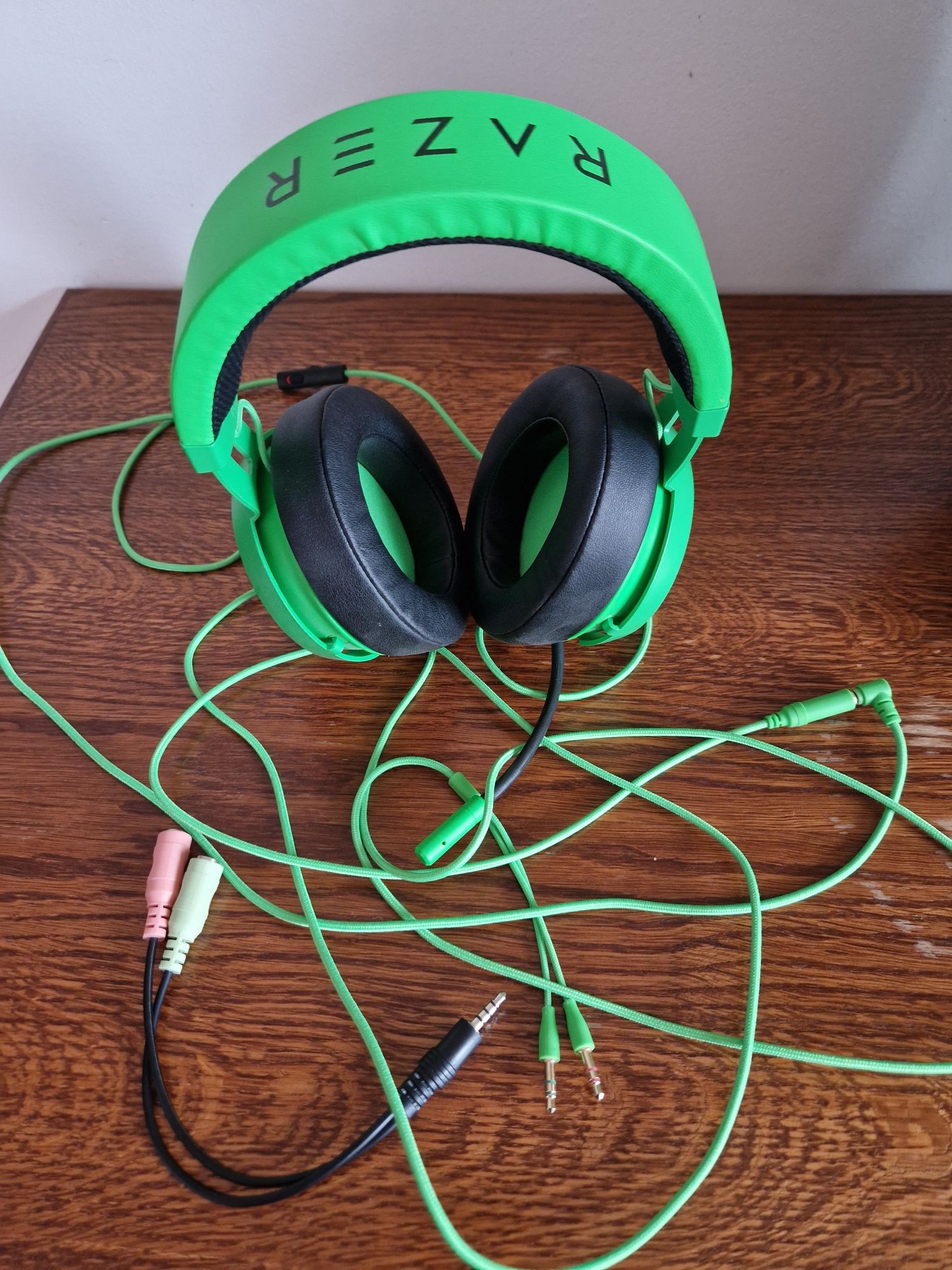 Słuchawki Razer Kraken Pro V2 Zielone, stan bdb