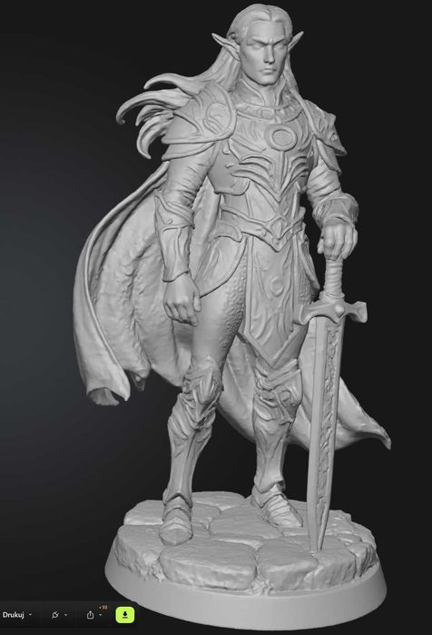 Druk 3D figurek na zamówienie  fantasy, RPG, kolekcjonerskie, od 15 zł