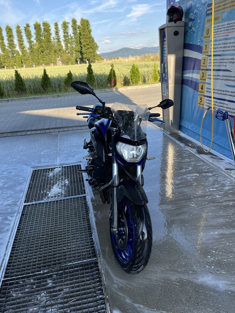 motor motocykl yamaha Mt 07 2018 a2 pelna moc
