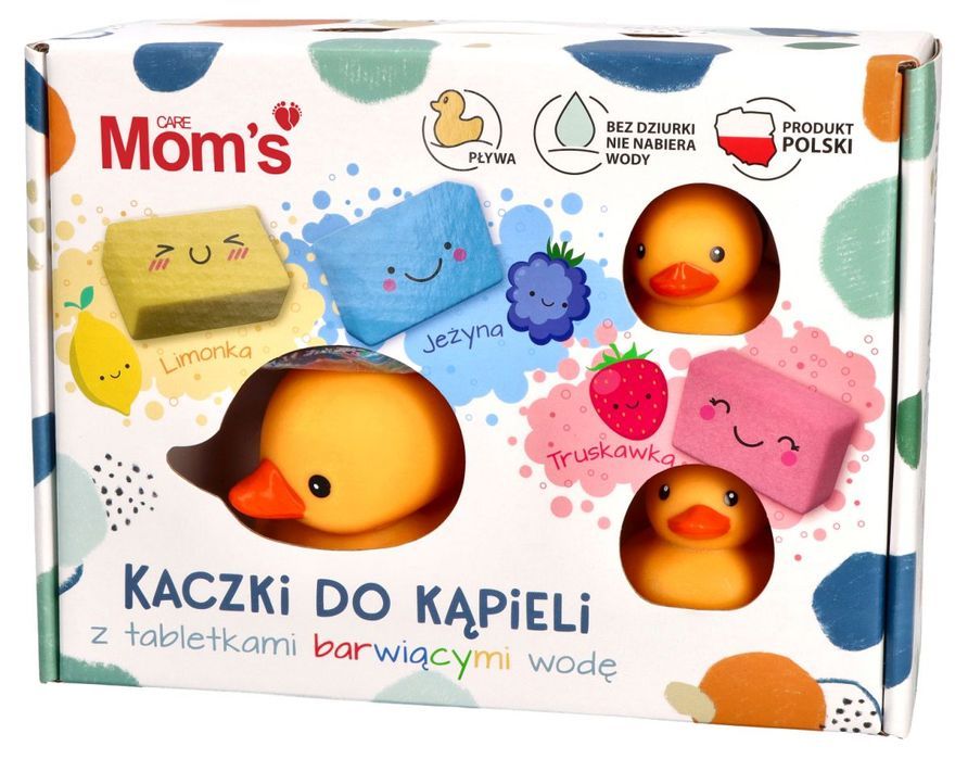Kaczki Do Kąpieli Z Tabletkami Barwiącymi Wodę Hencz Toys