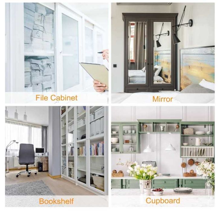 Klipsy do mocowania szkła 22 sztuki