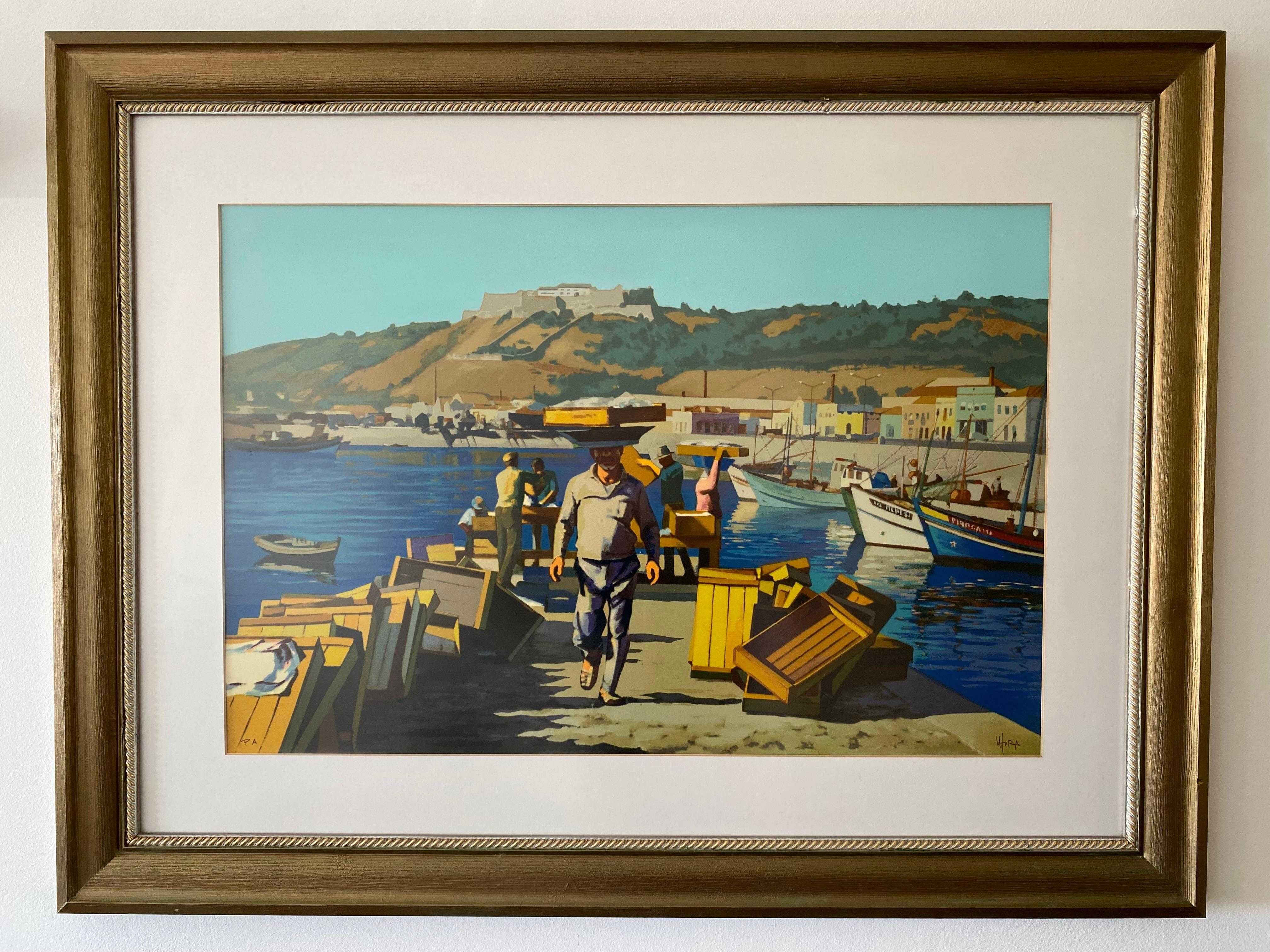 Quadro Pescador – Litografia Rogério Chora