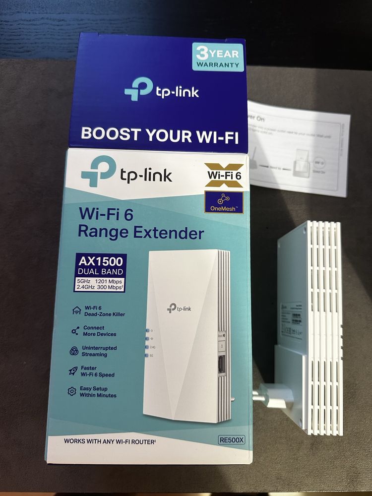 Repetidor Wi-Fi TP-Link AX1500 RE500x