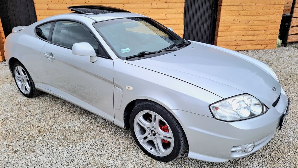 Mega Hyundai Coupe 2.0+LPG 140KM Klima mrozi Skóra Ledy Alu 2 kpl kół