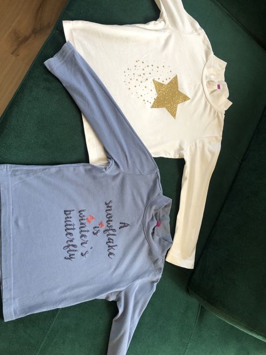 Dwupak 2 szt bluzki świąteczne r 104 pocopiano