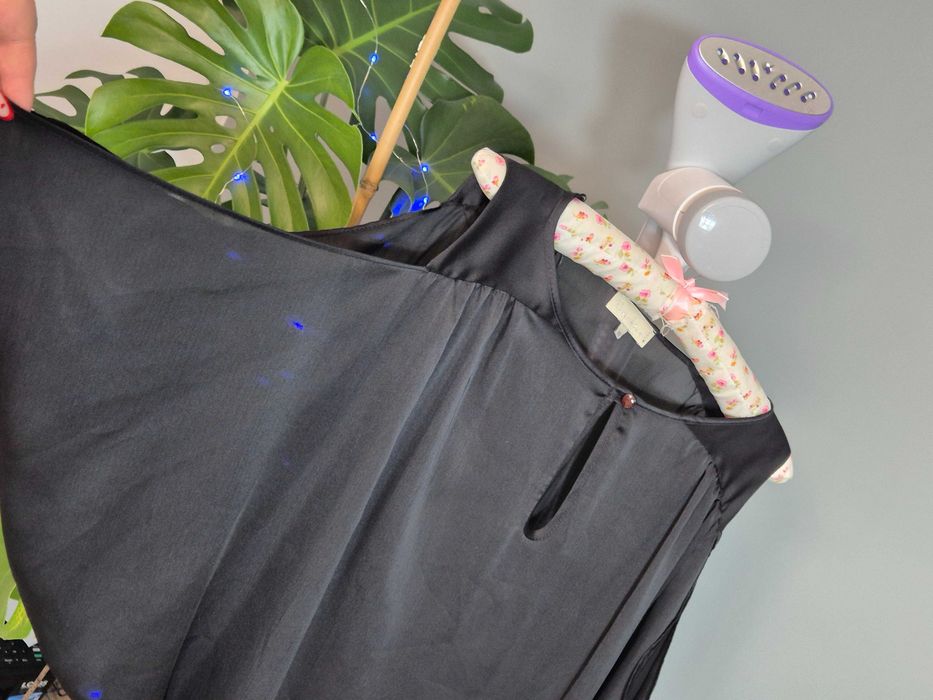 koszula damska bluzka River Island S 36 nietoperz wycięcia na ramionac