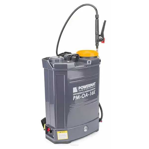 Обприскувач ранцевий акумуляторний Powermat 16 літрів 8 А/г