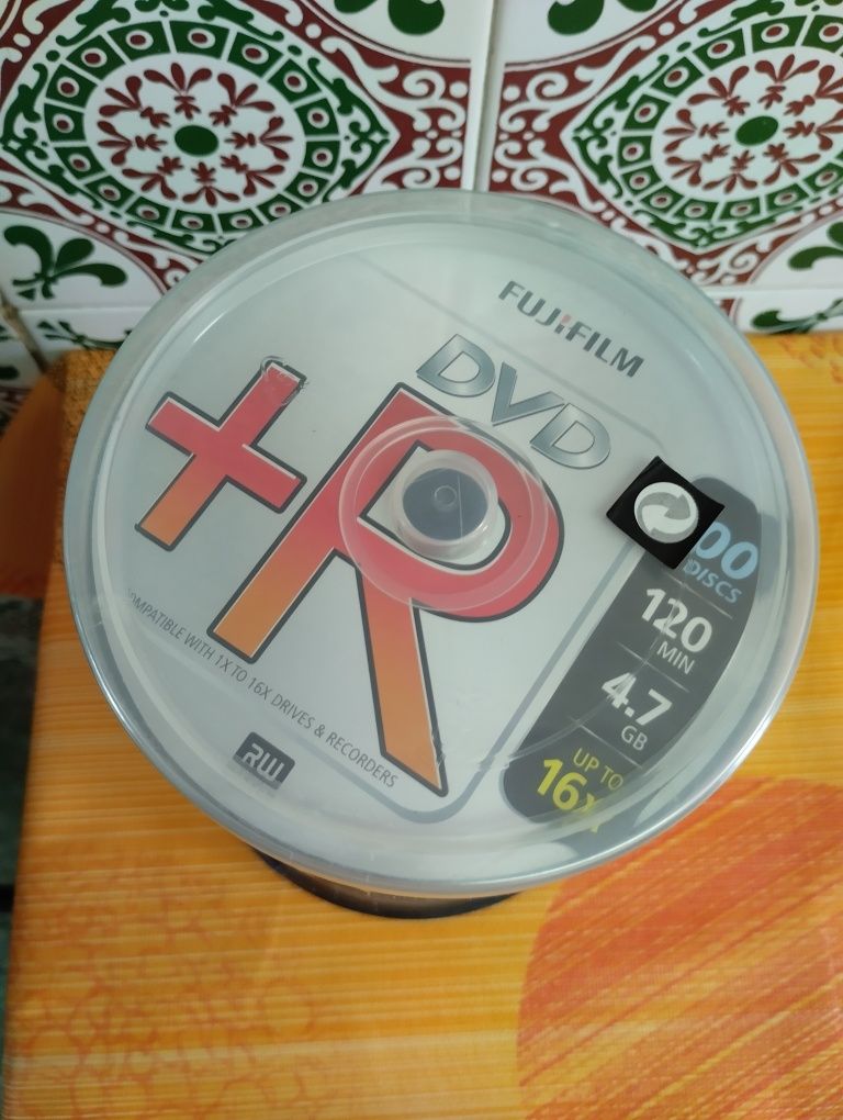 Pack 100 DVDs viagens Fujifilm