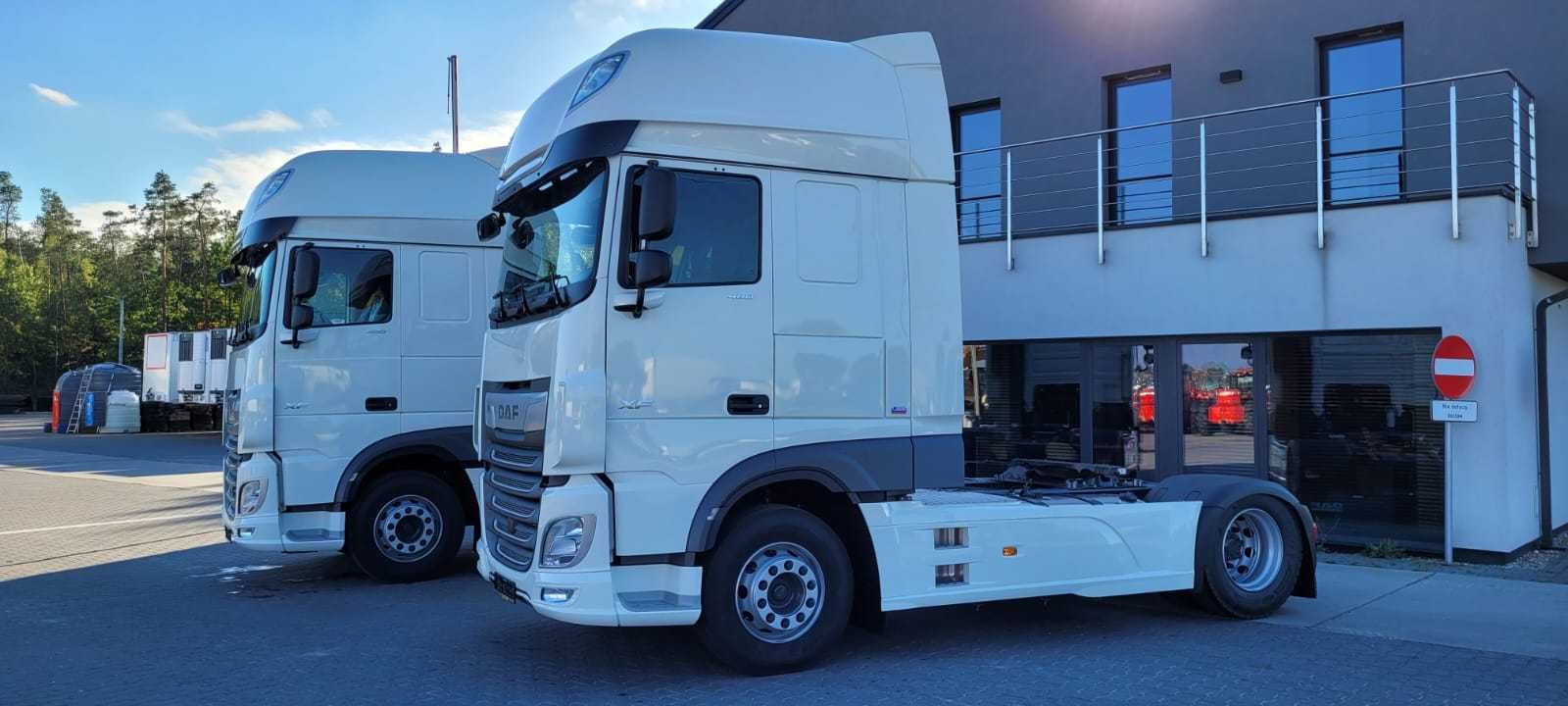 Wynajem ciągników siodłowych DAF XF480.