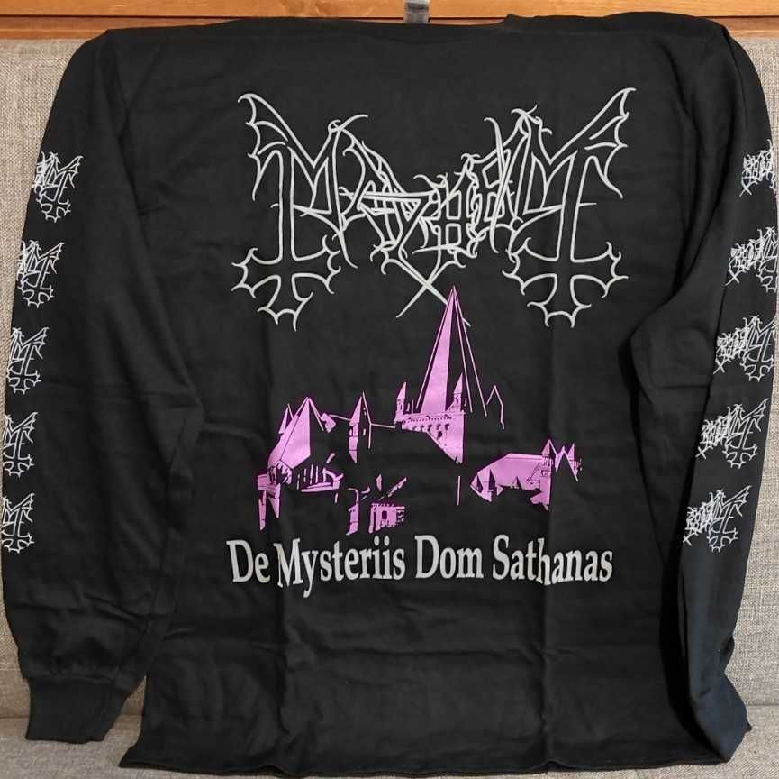 Mayhem De Mysteriis Dom Sathanas Gildan Longsleeve XL Immortal Taake