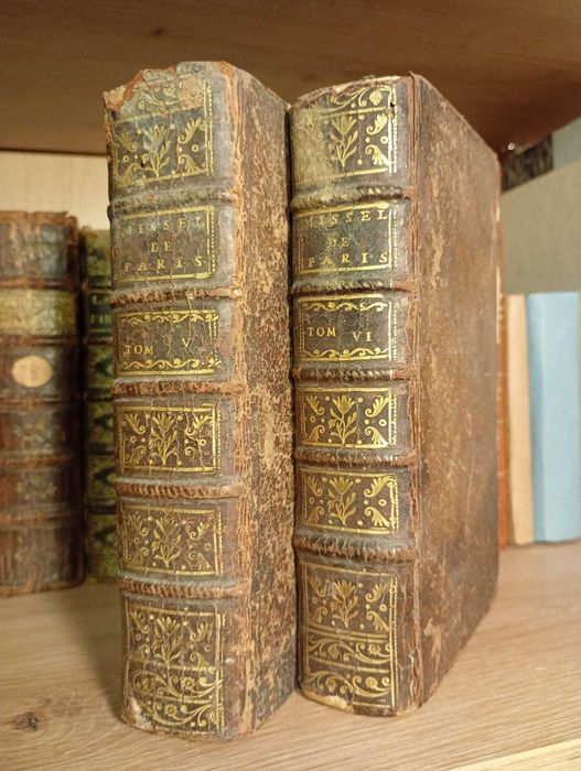 Starodruki 1752 Mszał Paryski - Łacina - Modlitewnik - Missale