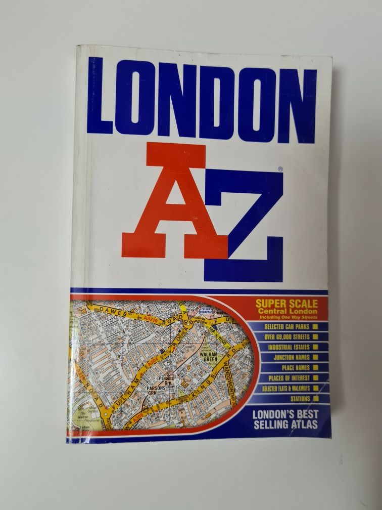 London A-Z London's best selling atlas przewodnik