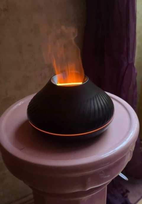 Nawilzacz parowy nawilżacz powietrza led kominek elektryczny płomień