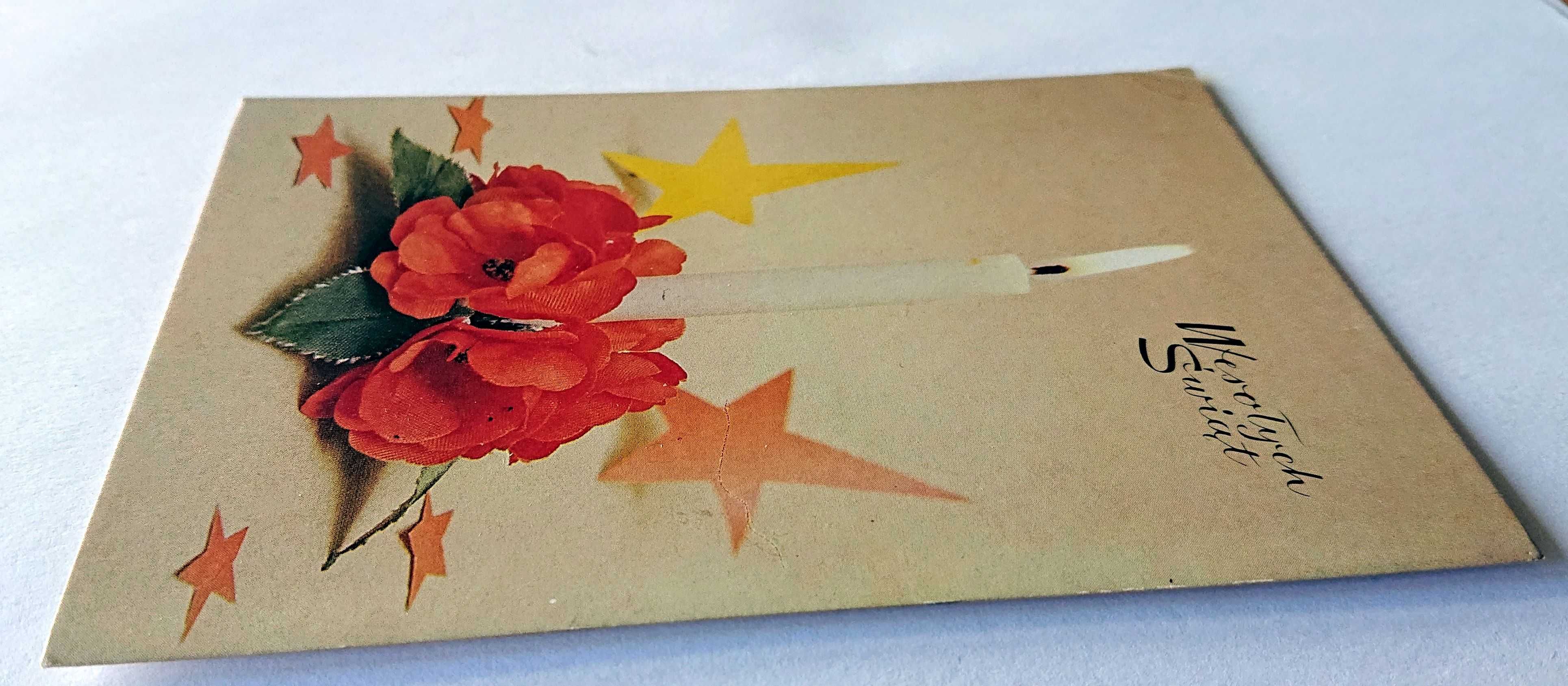 Kartka pocztowa - Wesołych Świąt - KAW RUCH - czysta - 1989 r. - Nr 04